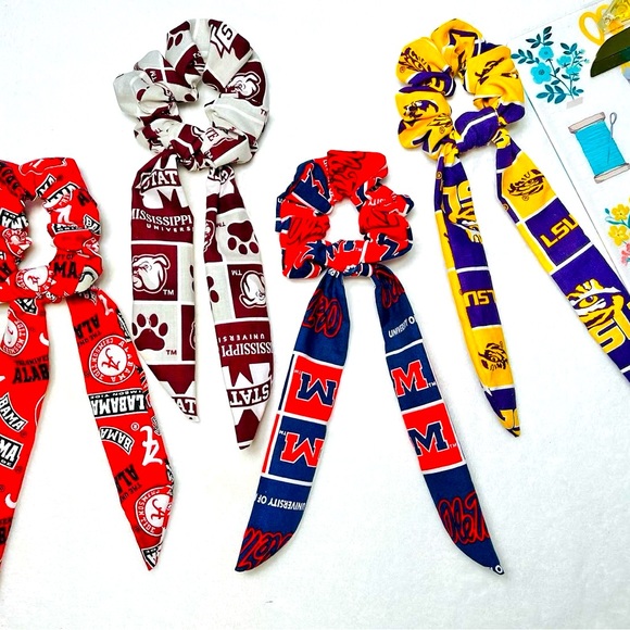 Mississippi State Scrunchie with Tail - Picture 4 of 5